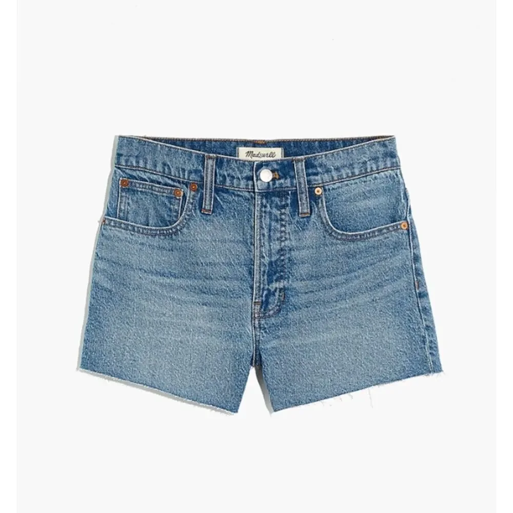 MADEWELL The Perfect Jean Short in Burnett Wash: TENCEL™ Lyocell Edition // 33